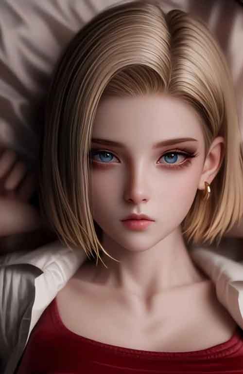 龙珠人造人18号AI绘画同人动漫手机壁纸part1