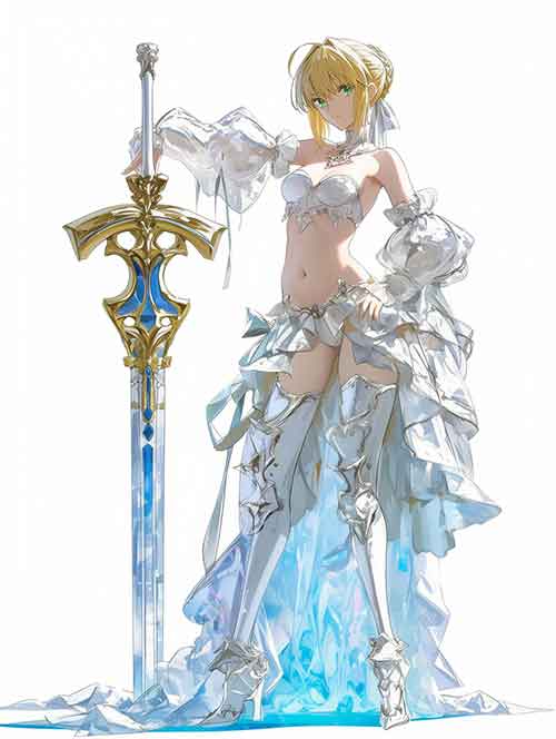 FGO女角色二次元美图，女性英灵颜值排行