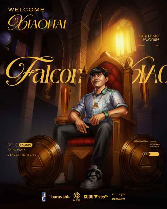 小孩曾卓君加入沙特知名电竞战队Falcons 小孩曾卓君加入沙特知名电竞战队Falcons