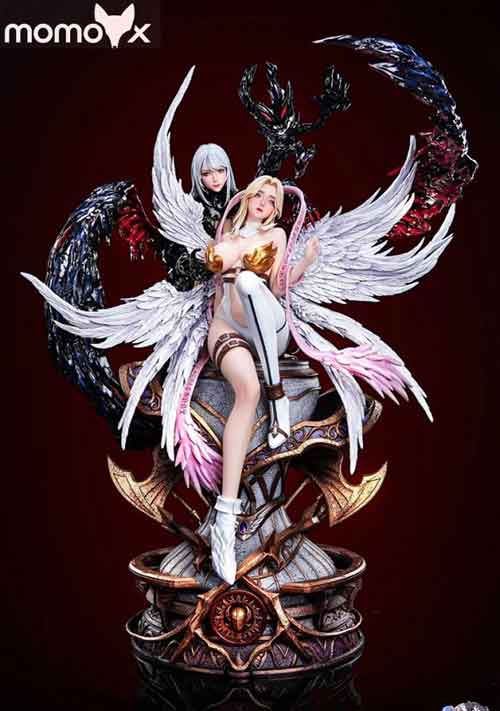 《数码宝贝》又推珍藏级周边:天女兽与妖女兽1/4比例GK雕像 《数码宝贝》又推珍藏级周边:天女兽与妖女兽1/4比例GK雕像