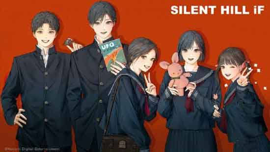 《寂静岭f》游戏特别插画,日常风主角团 《寂静岭f》游戏特别插画,日常风主角团