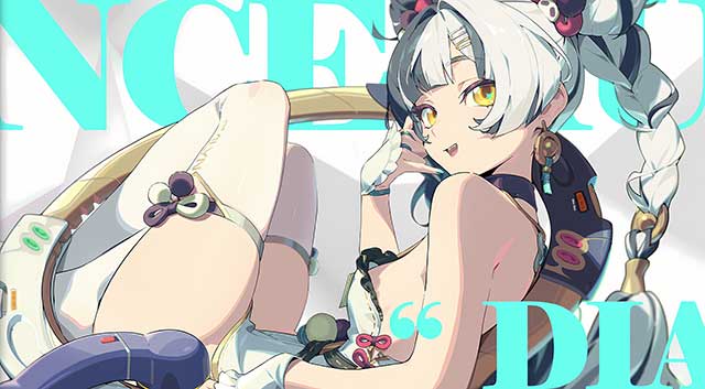 绝区零琉音立绘图片合集，黑白长发的美少女