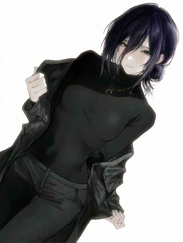 电锯人蕾塞害羞美图壁纸，身材耀眼