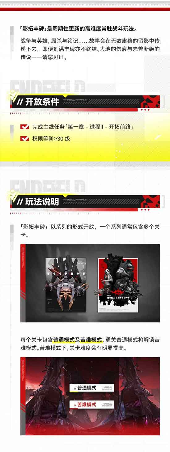 《明日方舟：终末地》影拓丰碑玩法攻略